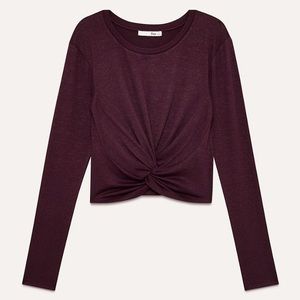Aritzia Wilfred twist front long sleeve